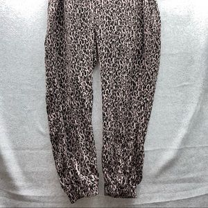 Maternity Pea in the Pod Mauve Black Dress Pants Jogger Style Medium